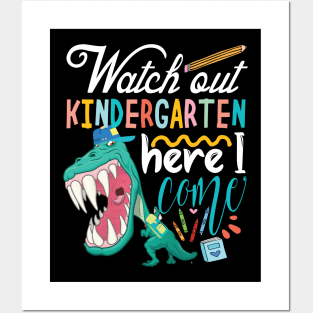 Watch out kindergarten Here I come.. Pre k graduation gift idea Posters and Art